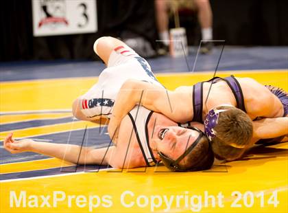 Thumbnail 2 in CIF State Wrestling Championships (Round 2) photogallery.