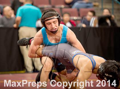 Thumbnail 1 in CIF State Wrestling Championships (Round 2) photogallery.