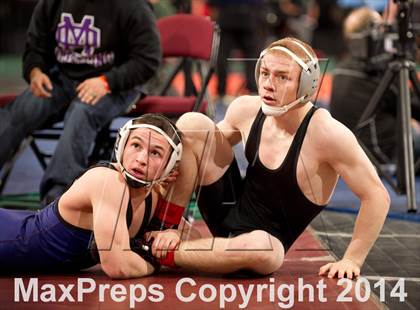 Thumbnail 3 in CIF State Wrestling Championships (Round 2) photogallery.