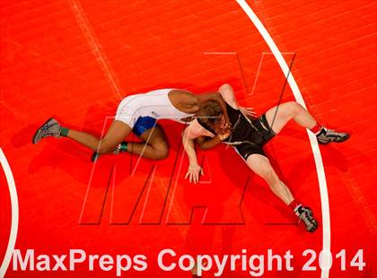 Thumbnail 1 in CIF State Wrestling Championships (Round 2) photogallery.
