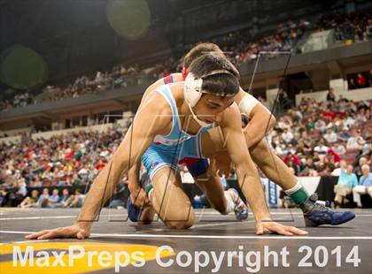 Thumbnail 1 in CIF State Wrestling Championships (Round 2) photogallery.