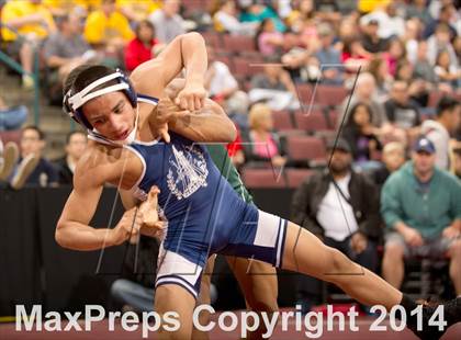 Thumbnail 1 in CIF State Wrestling Championships (Round 2) photogallery.