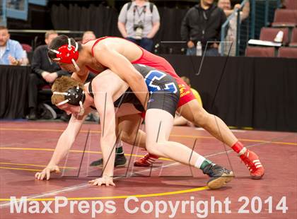 Thumbnail 2 in CIF State Wrestling Championships (Round 2) photogallery.