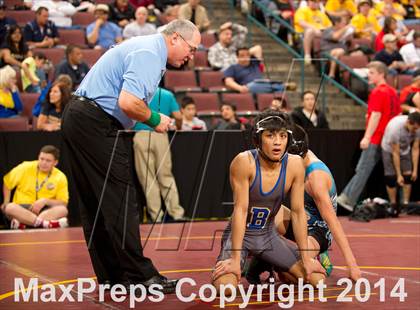 Thumbnail 2 in CIF State Wrestling Championships (Round 2) photogallery.