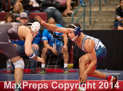 Thumbnail 2 in CIF State Wrestling Championships (Round 2) photogallery.