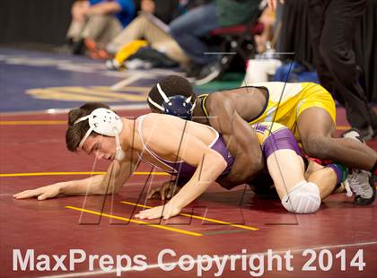 Thumbnail 1 in CIF State Wrestling Championships (Round 2) photogallery.