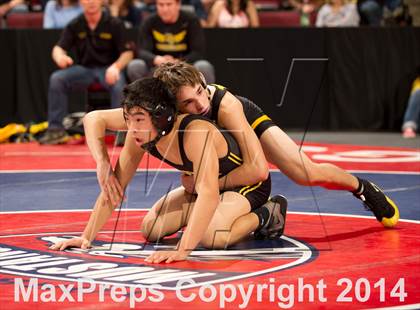 Thumbnail 1 in CIF State Wrestling Championships (Round 2) photogallery.