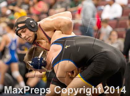 Thumbnail 1 in CIF State Wrestling Championships (Round 2) photogallery.