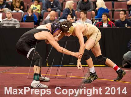 Thumbnail 1 in CIF State Wrestling Championships (Round 2) photogallery.