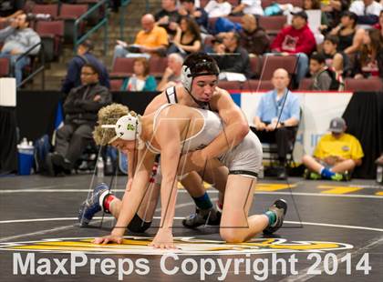 Thumbnail 3 in CIF State Wrestling Championships (Round 2) photogallery.