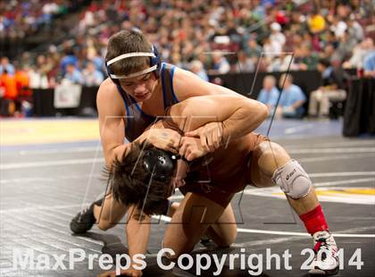Thumbnail 1 in CIF State Wrestling Championships (Round 2) photogallery.