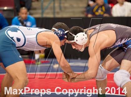 Thumbnail 2 in CIF State Wrestling Championships (Round 2) photogallery.