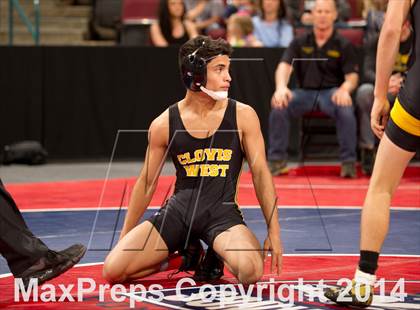 Thumbnail 1 in CIF State Wrestling Championships (Round 2) photogallery.