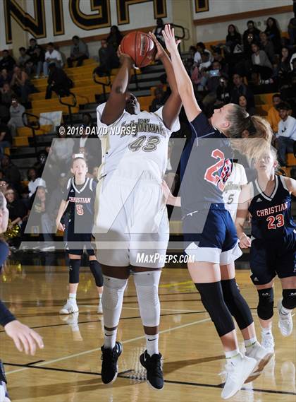 Thumbnail 2 in Christian @ Knight (CIF D4 1st Round) photogallery.