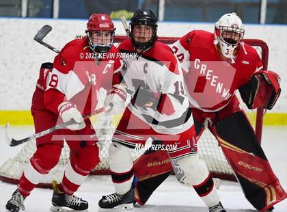 Thumbnail 2 in Greenwich @ Fairfield Warde/Ludlowe (FCIAC D1 Semifinal) photogallery.