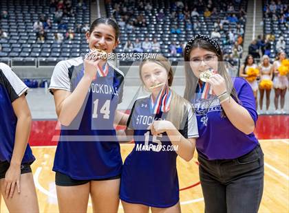 Thumbnail 1 in Boyd vs. Stockdale (UIL 3A Volleyball Division II Final Medal Ceremony) photogallery.