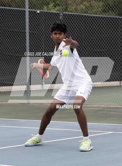 Thumbnail 1 in Centennial vs Liberal Arts & Science Academy - Austin (UIL 5A Boys Doubles State Quarterfinal) photogallery.
