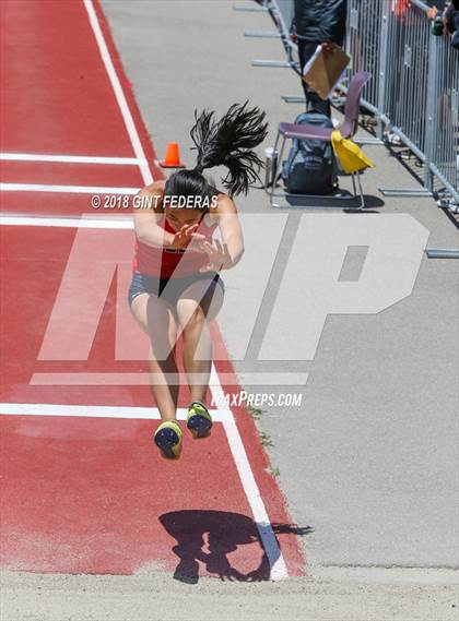 Thumbnail 2 in CIF NCS Tri-Valley Track & Field Meet (Girls Events) photogallery.
