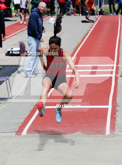 Thumbnail 2 in CIF NCS Tri-Valley Track & Field Meet (Girls Events) photogallery.