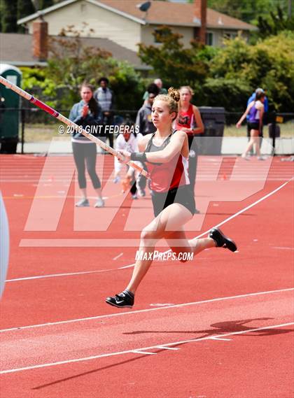 Thumbnail 3 in CIF NCS Tri-Valley Track & Field Meet (Girls Events) photogallery.