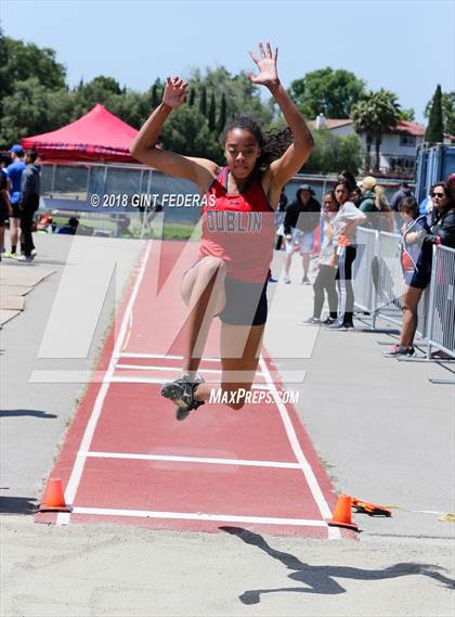 Thumbnail 3 in CIF NCS Tri-Valley Track & Field Meet (Girls Events) photogallery.