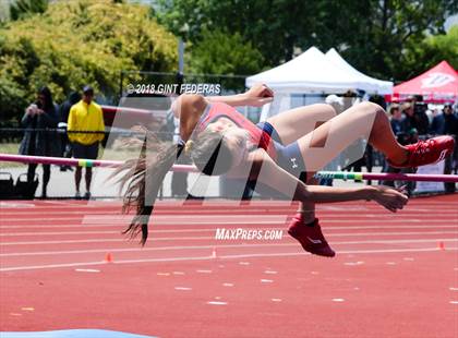 Thumbnail 2 in CIF NCS Tri-Valley Track & Field Meet (Girls Events) photogallery.