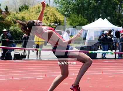 Thumbnail 3 in CIF NCS Tri-Valley Track & Field Meet (Girls Events) photogallery.