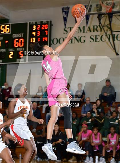 Thumbnail 2 in St. Mary's vs. Etiwanda (St. Mary's Stockton MLK Showcase) photogallery.