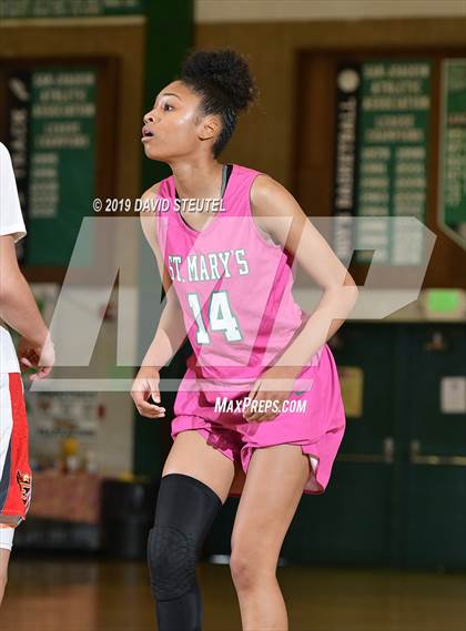 Thumbnail 3 in St. Mary's vs. Etiwanda (St. Mary's Stockton MLK Showcase) photogallery.