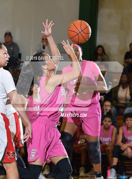 Thumbnail 3 in St. Mary's vs. Etiwanda (St. Mary's Stockton MLK Showcase) photogallery.