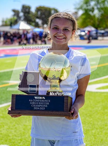 Thumbnail 2 in Salpointe Catholic vs Prescott (AIA 4A Final Awards) photogallery.