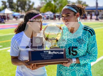 Thumbnail 2 in Salpointe Catholic vs Prescott (AIA 4A Final Awards) photogallery.