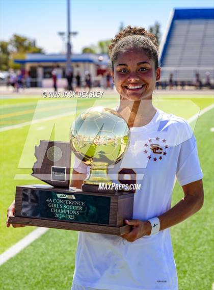 Thumbnail 2 in Salpointe Catholic vs Prescott (AIA 4A Final Awards) photogallery.
