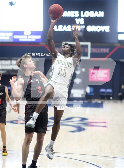 Thumbnail 3 in Campolindo vs. St. Patrick-St. Vincent (MaxPreps/DLS MLK Classic) photogallery.