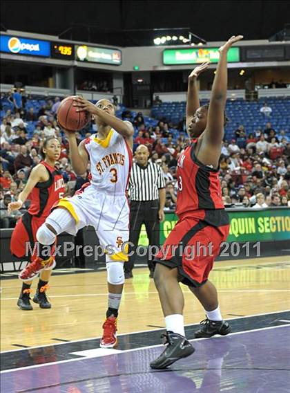 Thumbnail 2 in Lincoln vs St. Francis (CIF SJS D1 Final) photogallery.
