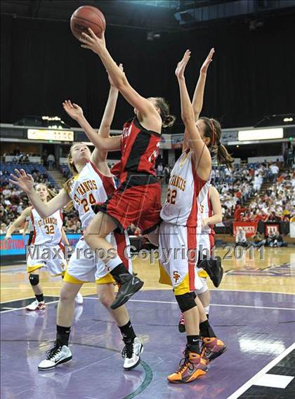 Thumbnail 3 in Lincoln vs St. Francis (CIF SJS D1 Final) photogallery.