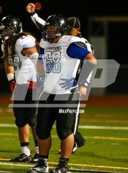 Thumbnail 3 in Golden Valley vs. San Gorgonio (CIF SS D7 Semi-Final) photogallery.