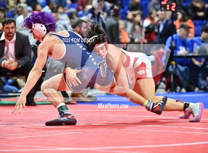 Thumbnail 3 in UIL State Championships - 6A 152lb Final photogallery.