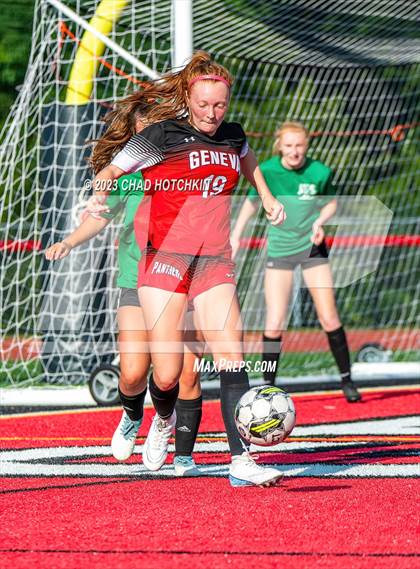 Thumbnail 2 in North Rose-Wolcott @ Geneva Scrimmage photogallery.