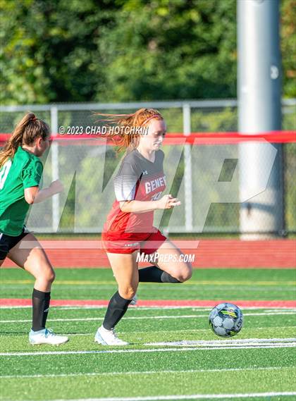 Thumbnail 3 in North Rose-Wolcott @ Geneva Scrimmage photogallery.