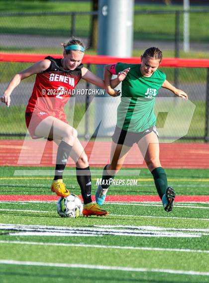 Thumbnail 3 in North Rose-Wolcott @ Geneva Scrimmage photogallery.