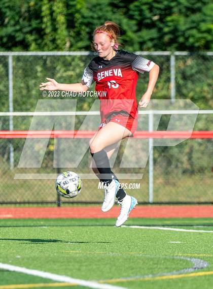 Thumbnail 1 in North Rose-Wolcott @ Geneva Scrimmage photogallery.