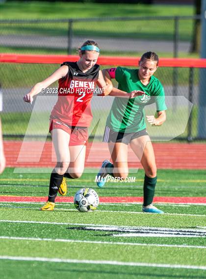 Thumbnail 2 in North Rose-Wolcott @ Geneva Scrimmage photogallery.