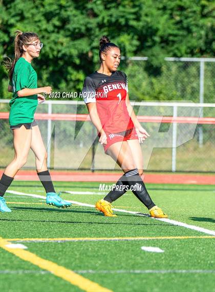 Thumbnail 1 in North Rose-Wolcott @ Geneva Scrimmage photogallery.