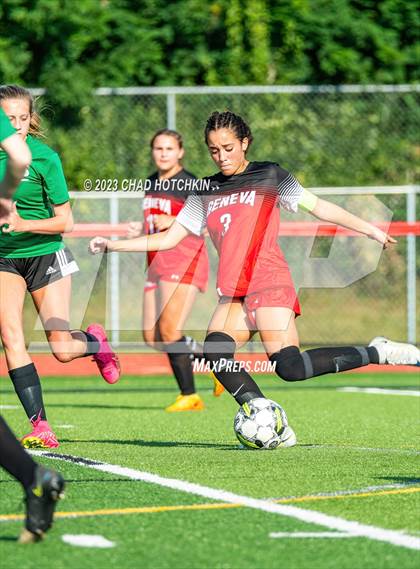 Thumbnail 3 in North Rose-Wolcott @ Geneva Scrimmage photogallery.