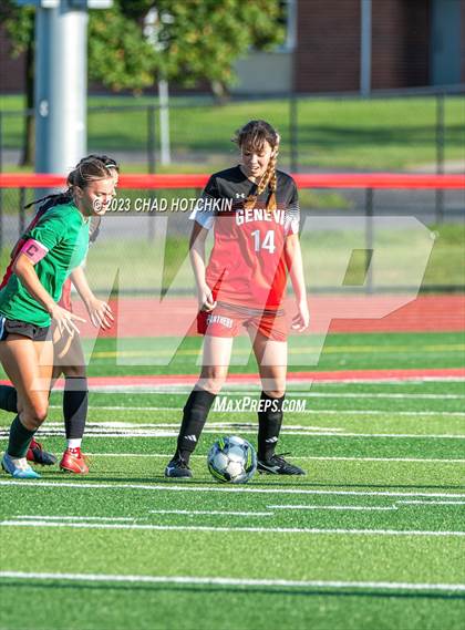 Thumbnail 3 in North Rose-Wolcott @ Geneva Scrimmage photogallery.