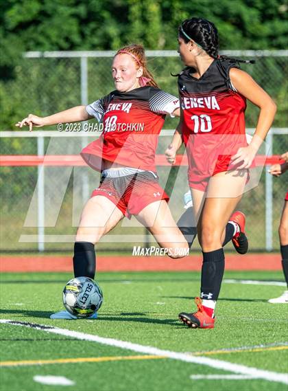 Thumbnail 2 in North Rose-Wolcott @ Geneva Scrimmage photogallery.