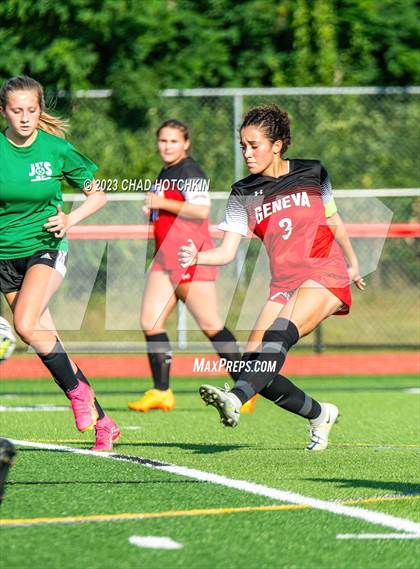 Thumbnail 1 in North Rose-Wolcott @ Geneva Scrimmage photogallery.