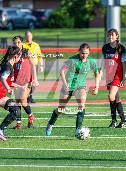 Thumbnail 1 in North Rose-Wolcott @ Geneva Scrimmage photogallery.