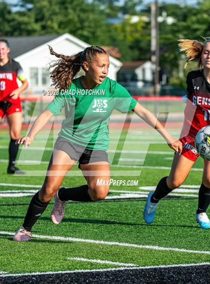 Thumbnail 2 in North Rose-Wolcott @ Geneva Scrimmage photogallery.